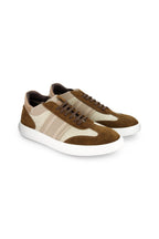 BRIONI | Knitted Sneaker | Brown & Beige