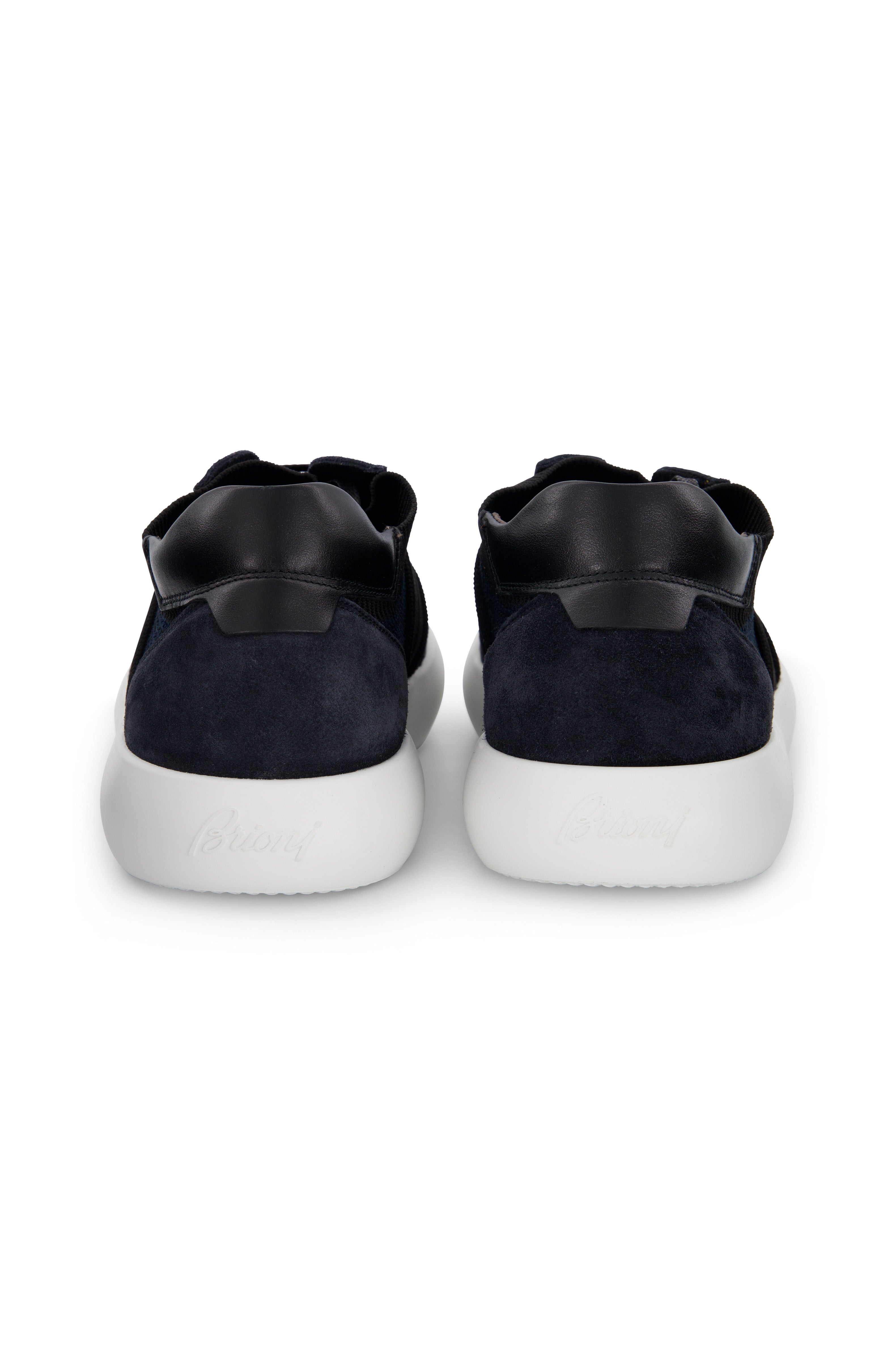 BRIONI | Knitted Sneaker | Navy & Black