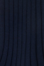 CANALI | Ribbed Cotton Socks | Navy