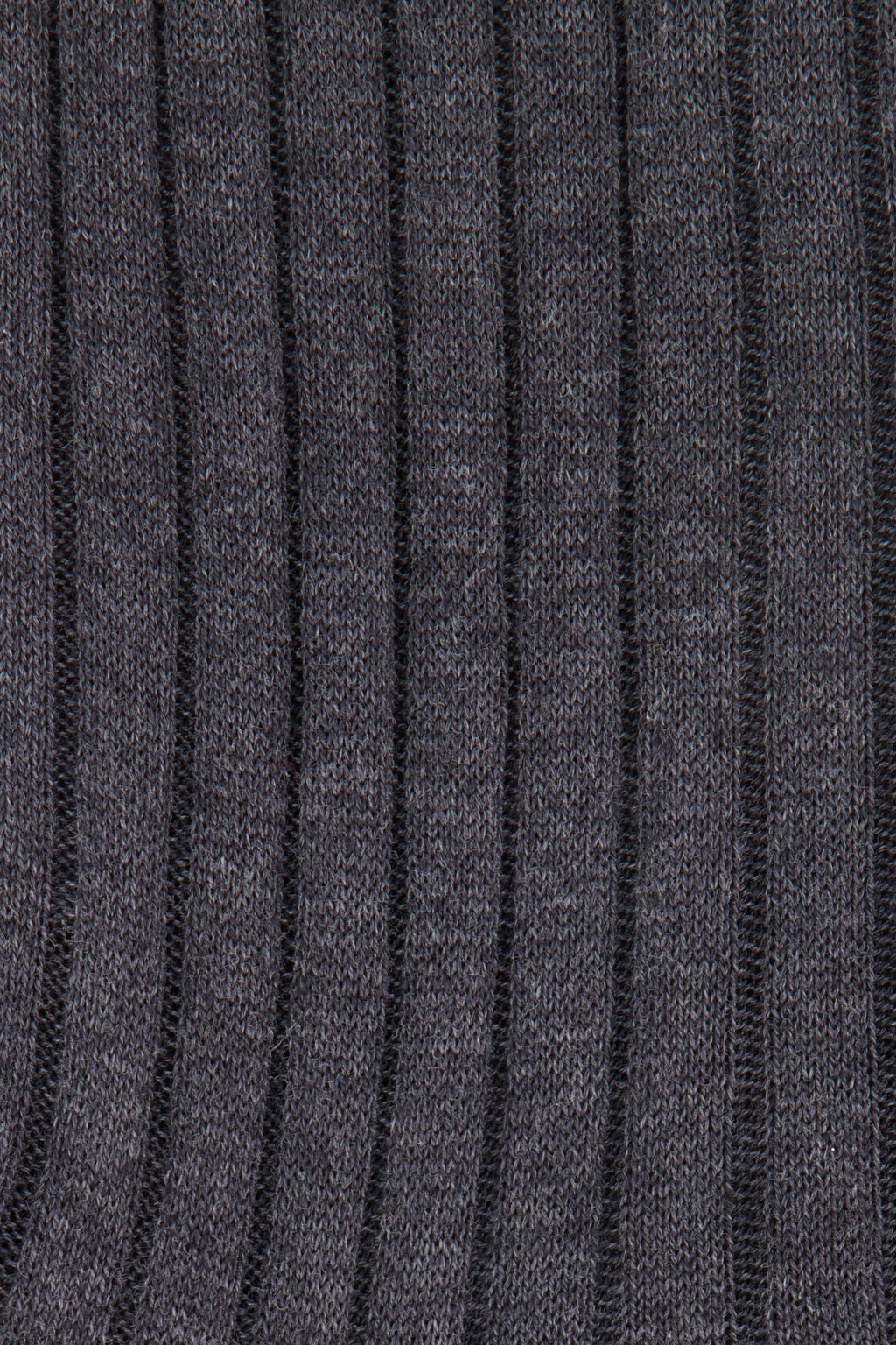 CANALI | Ribbed Cotton Socks | Charcoal