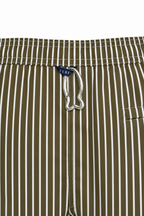 FEDELI | Daniel Striped Swim Shorts | Khaki