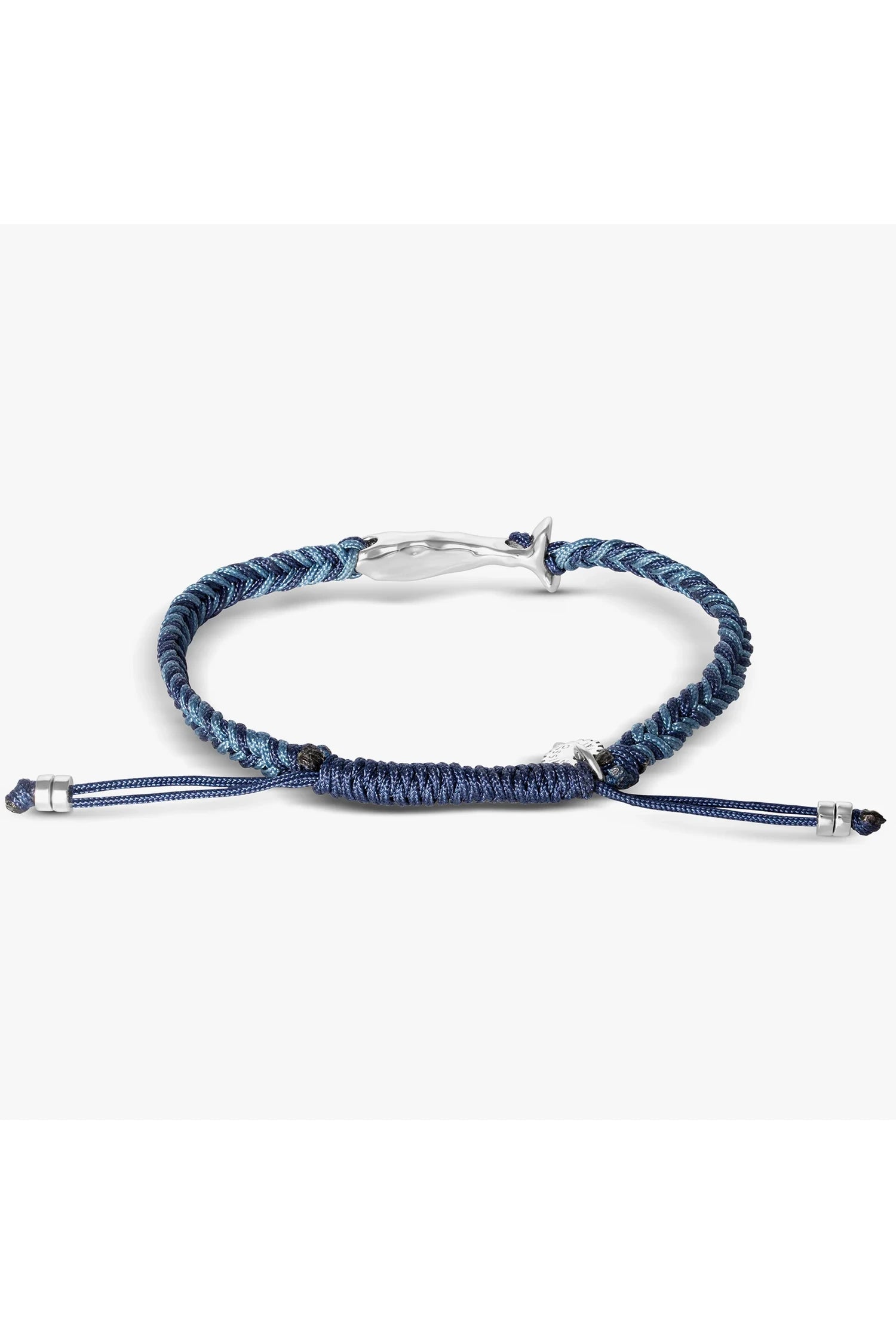 TATEOSSIAN | Evil Eye Fish Macrame Bracelet | Blue Pearl