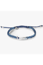 TATEOSSIAN | Evil Eye Fish Macrame Bracelet | Blue Pearl