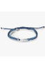 TATEOSSIAN | Evil Eye Fish Macrame Bracelet | Blue Pearl