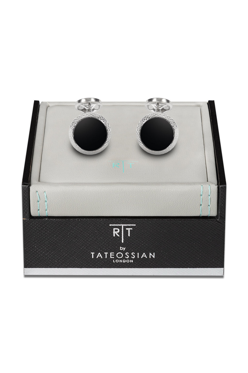 TATEOSSIAN | Football Cufflinks | Black