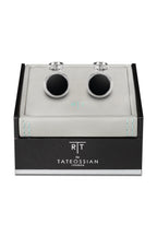TATEOSSIAN | Football Cufflinks | Black