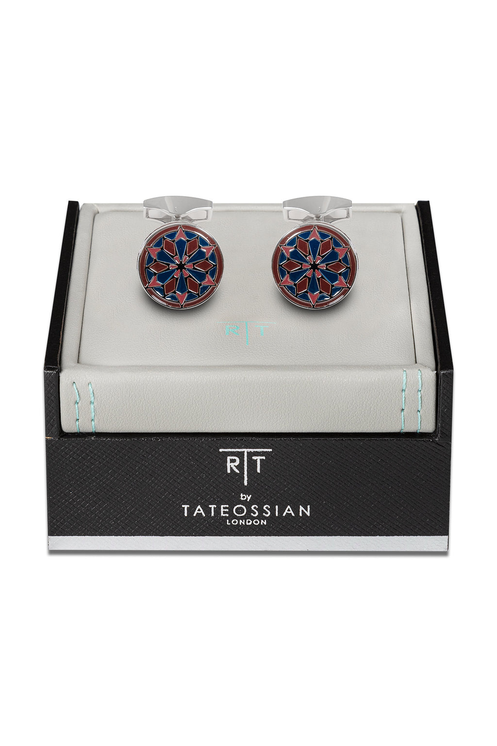 TATEOSSIAN | Mandala Cufflinks | Red
