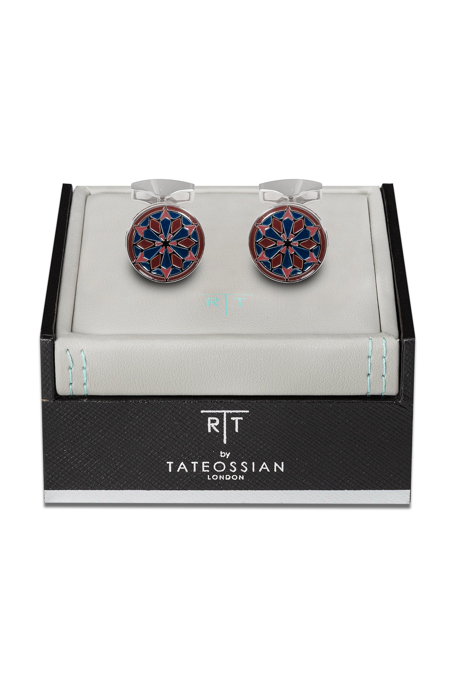 TATEOSSIAN | Mandala Cufflinks | Red