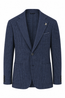 TOMBOLINI | Zero-Gravity Seersucker Check Jacket | Navy