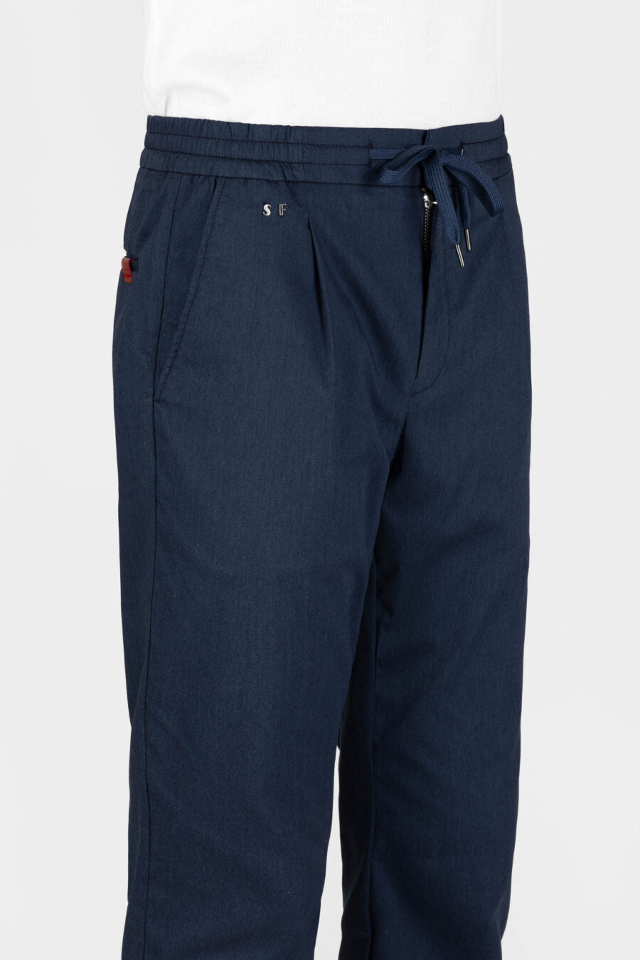 TRAMAROSSA | Alvise 1 Pleat Trouser | Navy