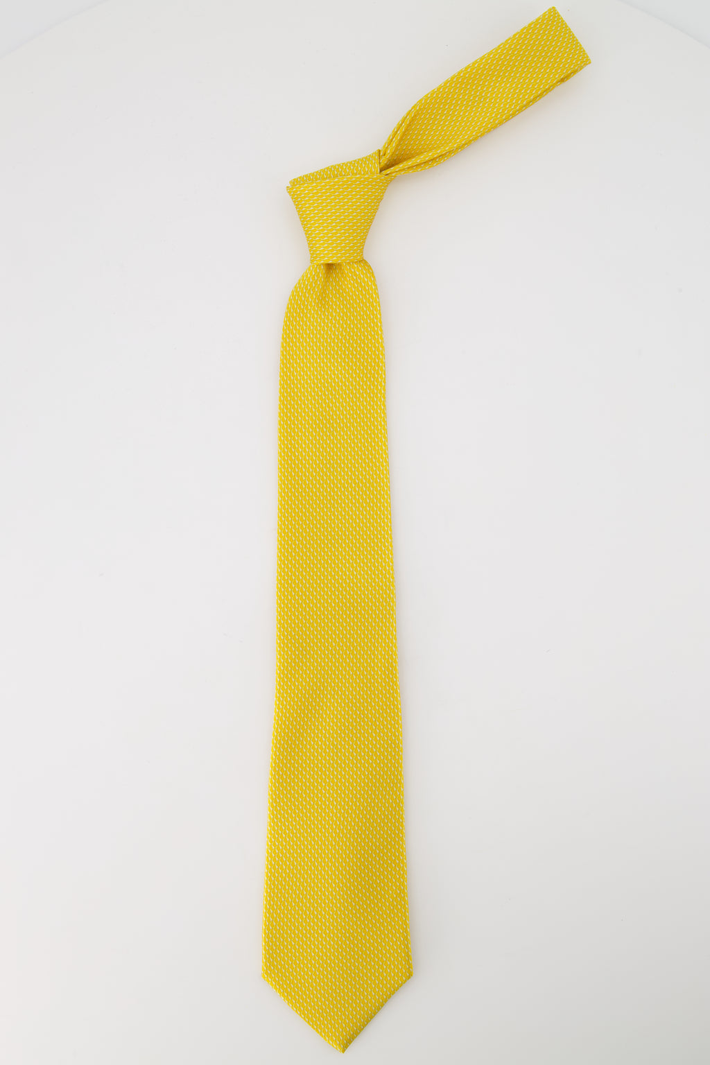 CANALI | Fine Patterned Tie | Yellow