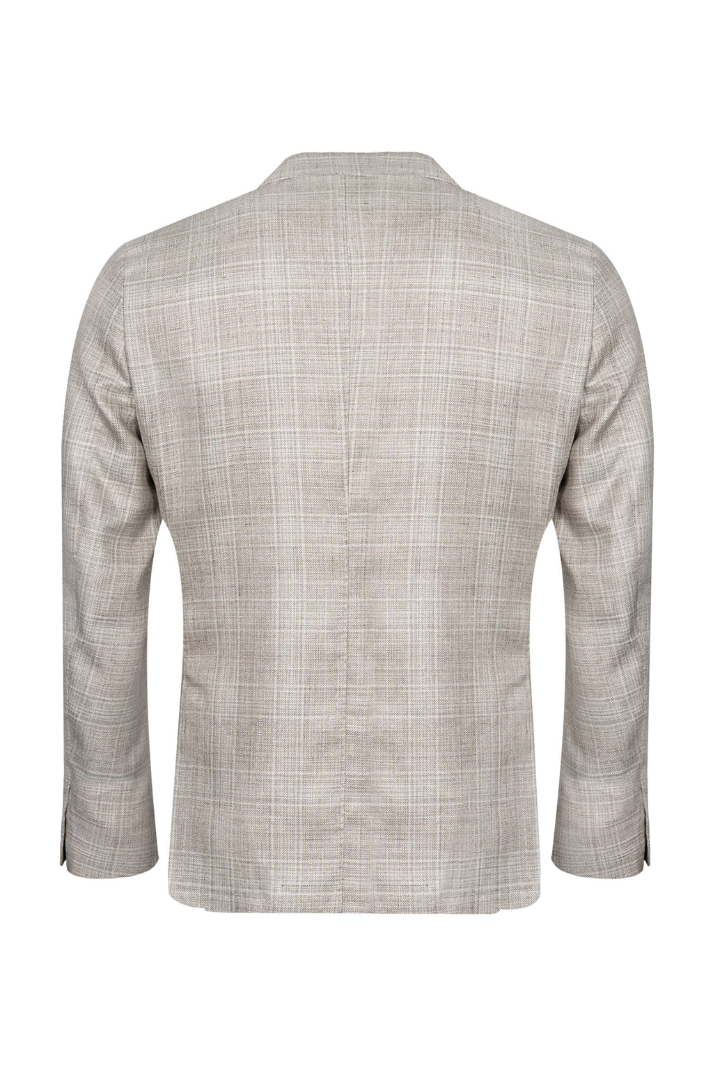 TOMBOLINI | Zero-Gravity Large Check Jacket | Sand