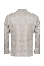 TOMBOLINI | Zero-Gravity Large Check Jacket | Sand