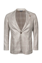 TOMBOLINI | Zero-Gravity Large Check Jacket | Sand