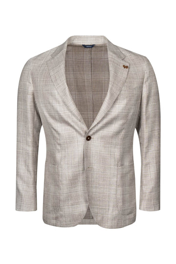 TOMBOLINI Sand Zero-G Large Check Jacket