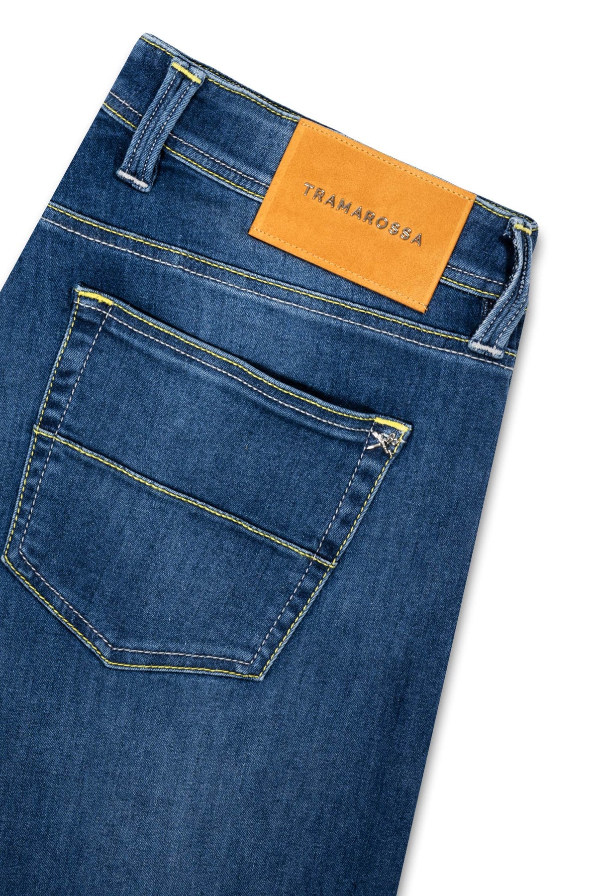 TRAMAROSSA Denim Jeans Mustard Label - Main Image