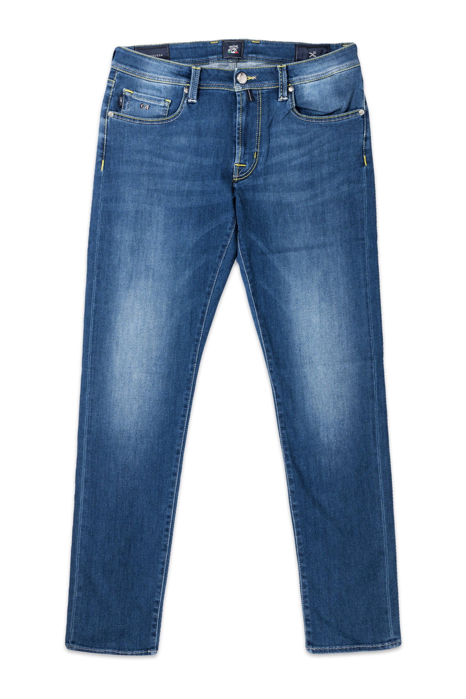 TRAMAROSSA | Jeans With Mustard Label | Denim