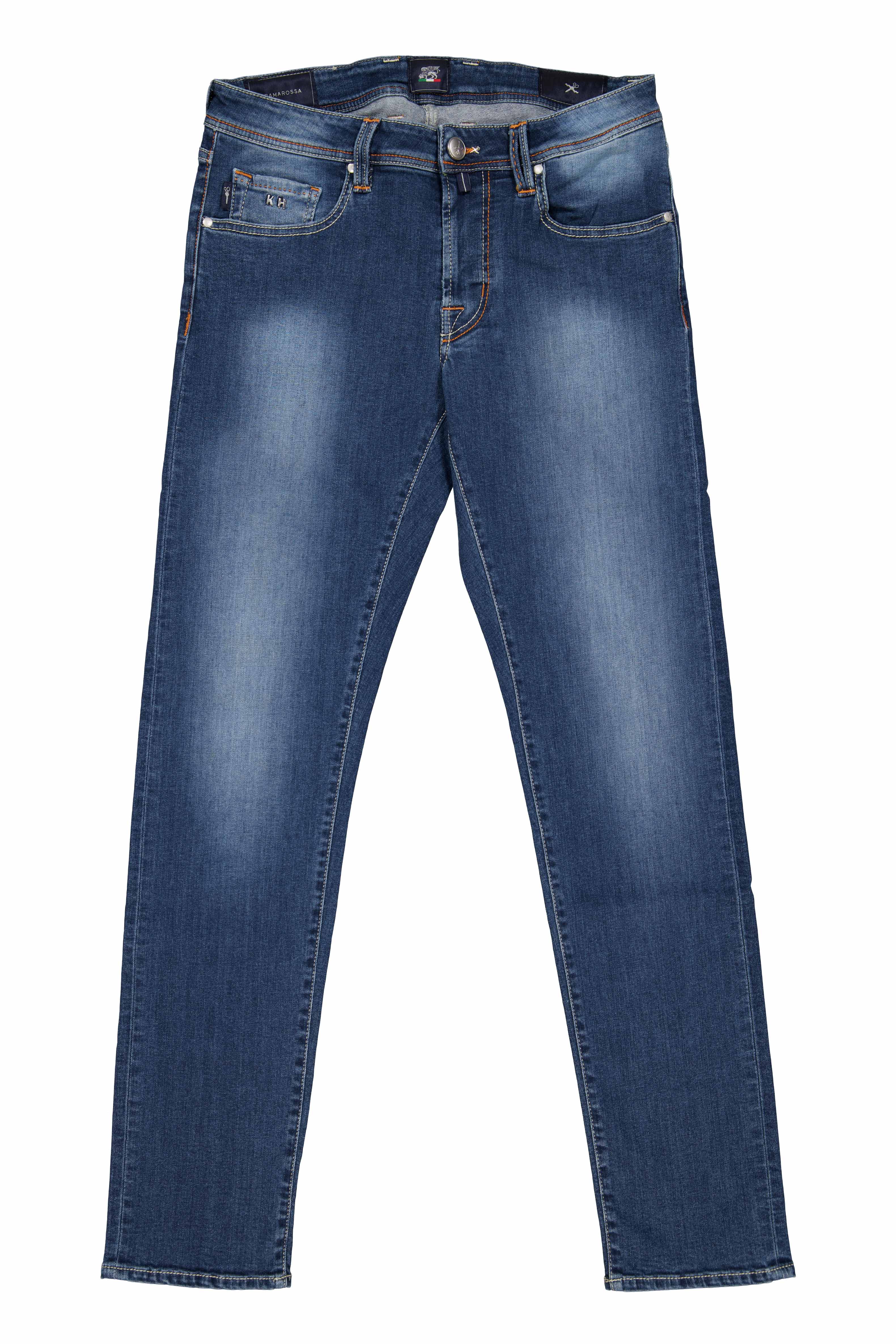 TRAMAROSSA | Red Racing Car Label Jeans | Denim