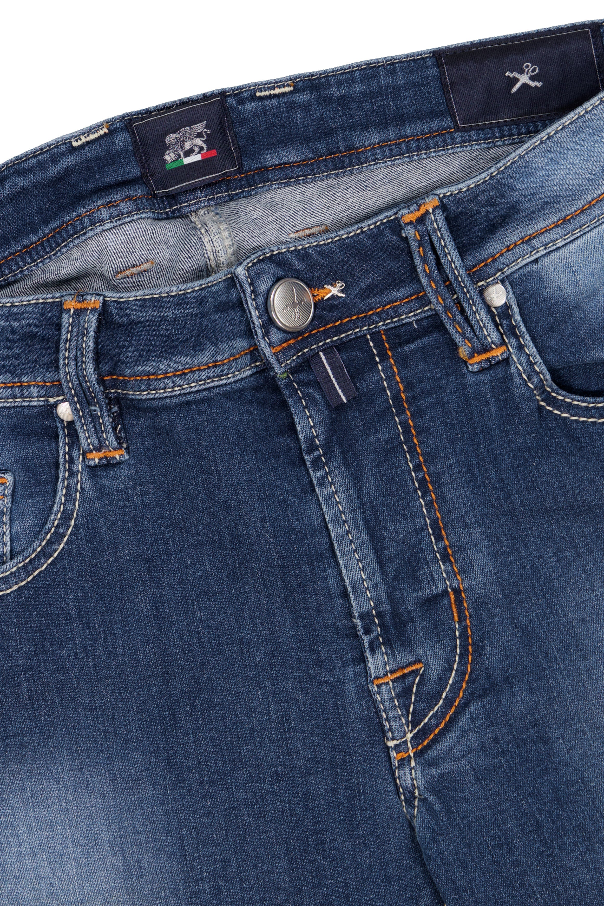 TRAMAROSSA | Red Racing Car Label Jeans | Denim
