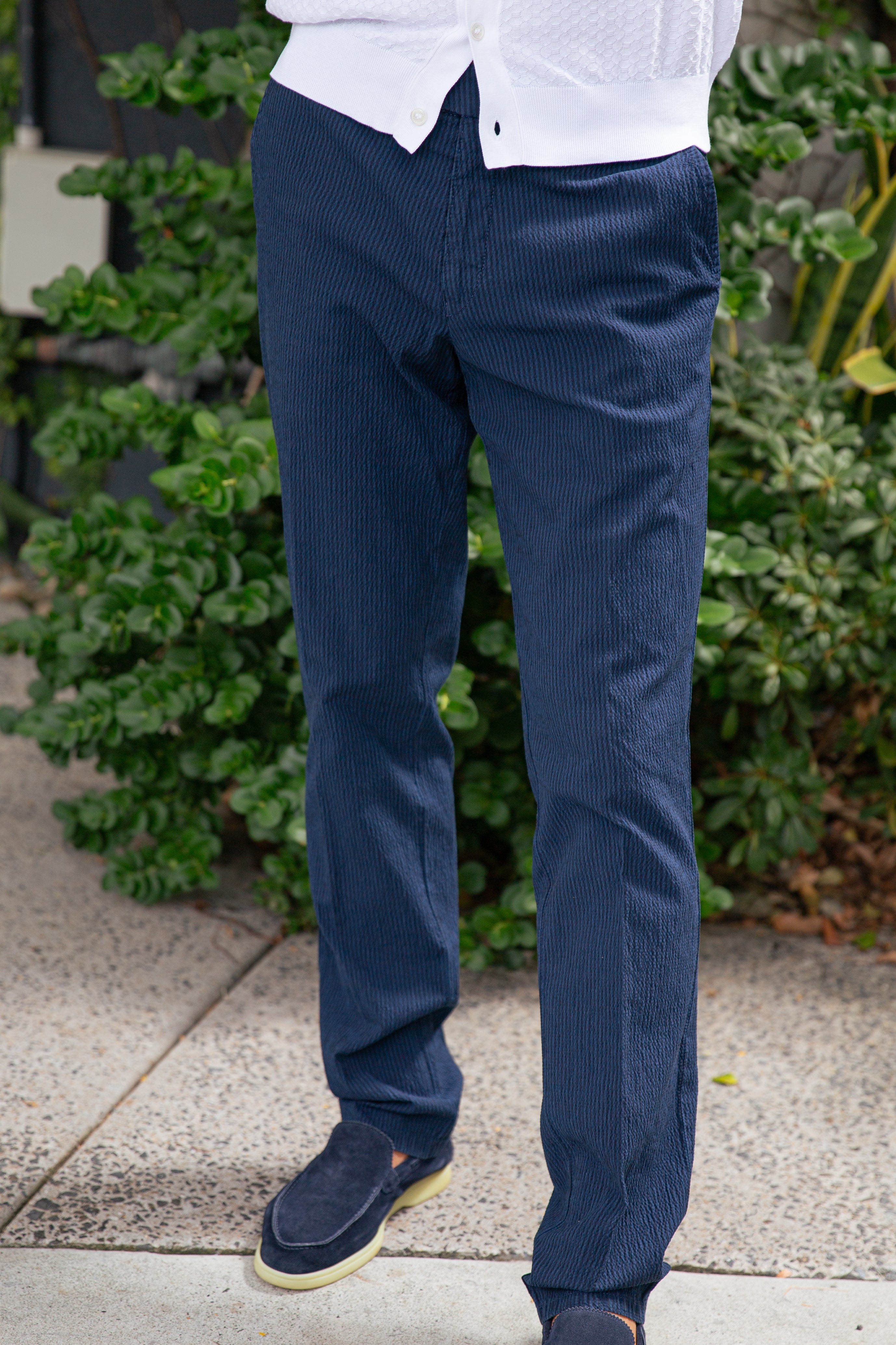 MMX | Lynx Seersucker Chino | Navy