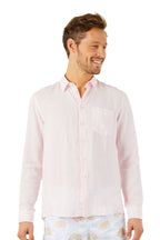 VILEBREQUIN | Linen Shirt | Pink