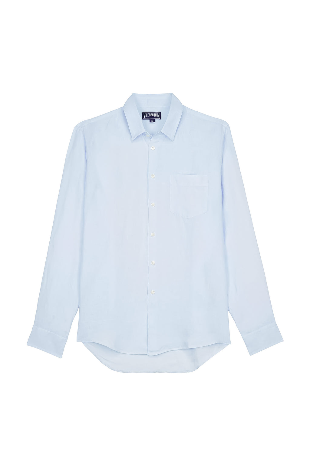 VILEBREQUIN | Linen Shirt | Pale Blue