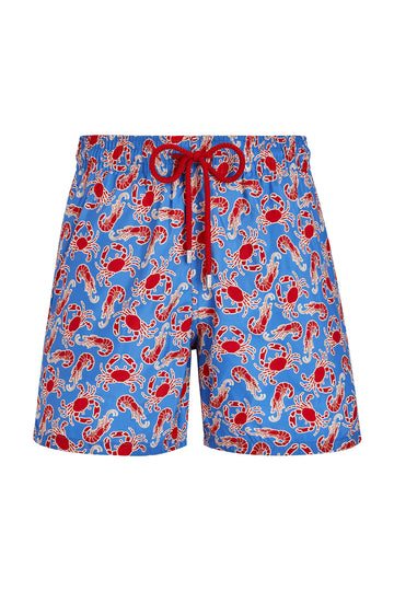 VILEBREQUIN Red & Blue Adult Swim Shorts