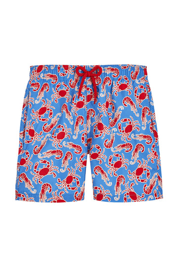 VILEBREQUIN Red & Blue Kids Swim Shorts
