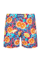 VILEBREQUIN | Swim Shorts With Citrus | Burgundy