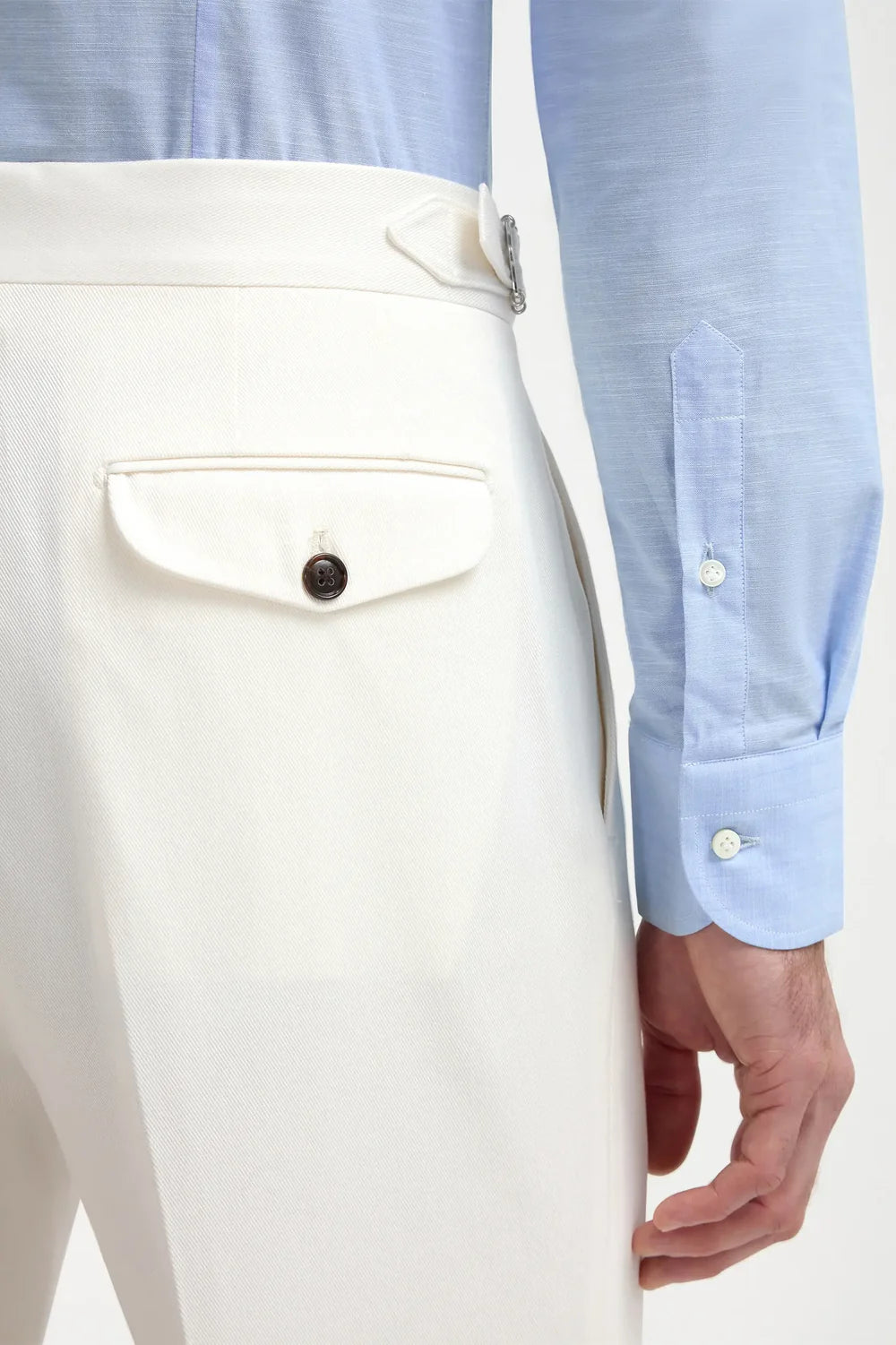 PINI PARMA | Shorts With Side Tabs | White
