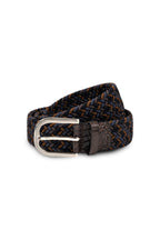MITCHELL OGILVIE | Belt Croc Trims | Brown & Navy