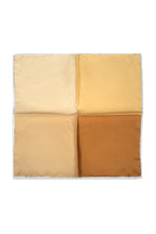 ASCOT | 4-Tone Silk Pocket Square | Yellow