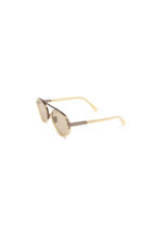 ZEGNA | EZ 0242 Round Sunglasses | Cream