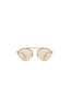 ZEGNA | EZ 0242 Round Sunglasses | Cream