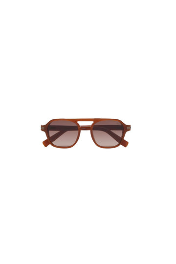 ZEGNA Tan EZ 0241 45F Aviator Sunglasses