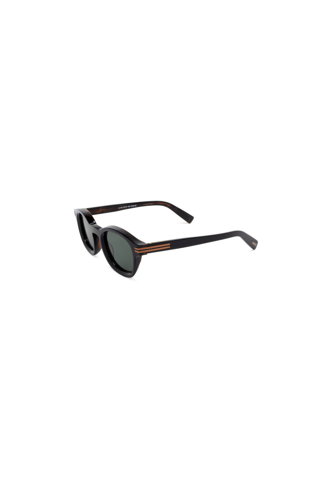 ZEGNA | EZ 0229 Round Sunglasses | Black