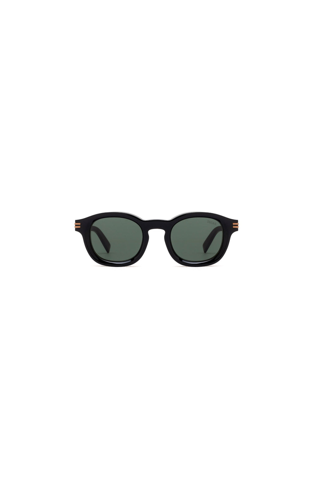ZEGNA | EZ 0229 Round Sunglasses | Black