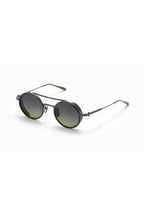 AKONI | Eris Round AKS-505 Sunglasses | Black & Green