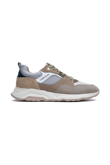 AMBITIOUS | Rider Sneaker | Khaki & White
