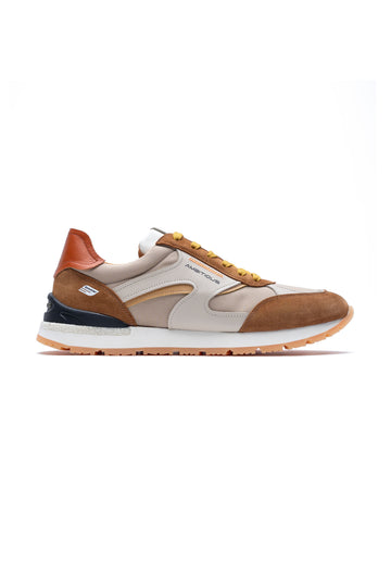 AMBITIOUS | Speedster Sneaker | Cognac & Taupe
