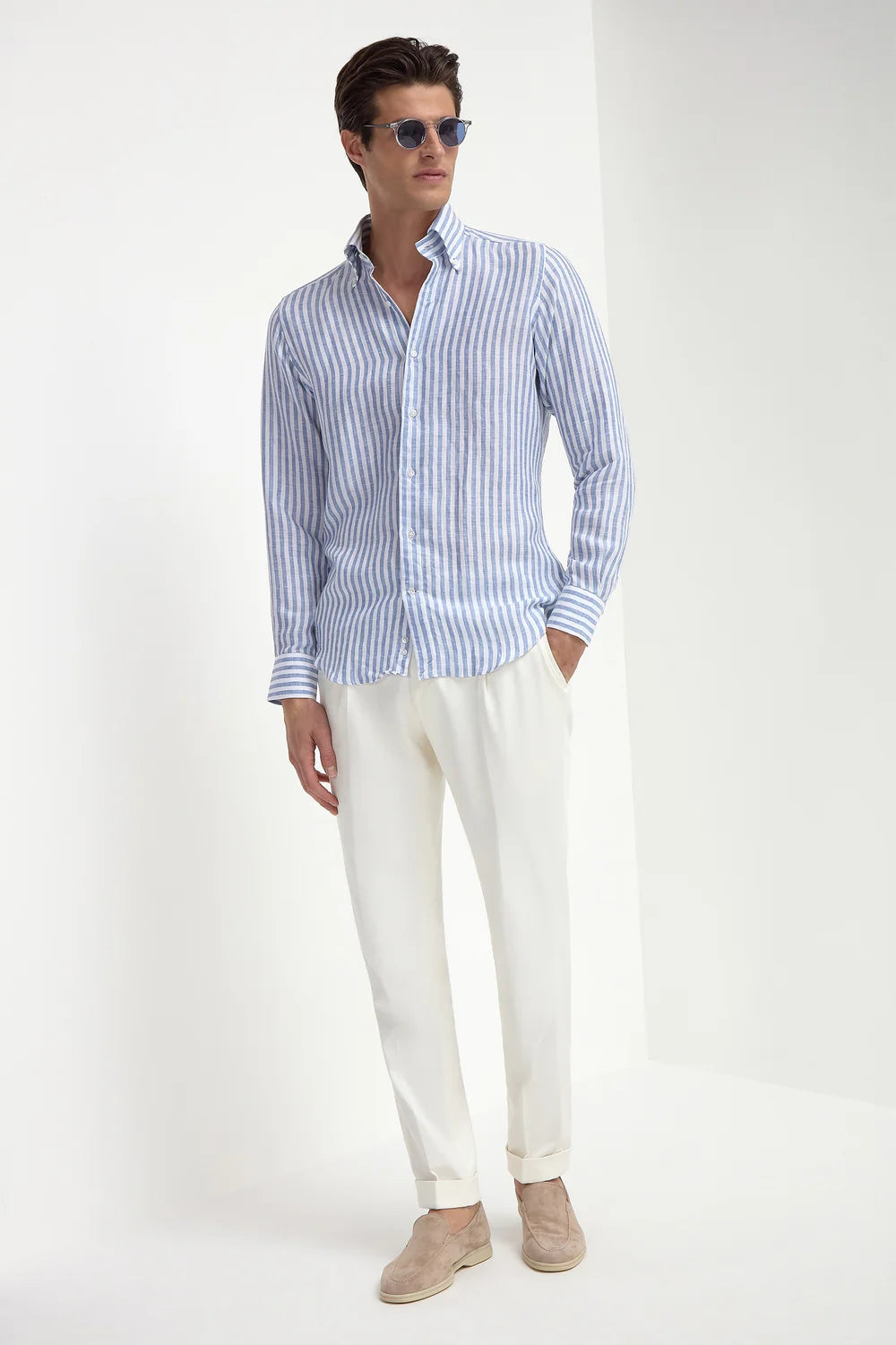 PINI PARMA | Striped Shirt | Blue
