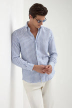 PINI PARMA | Striped Shirt | Blue