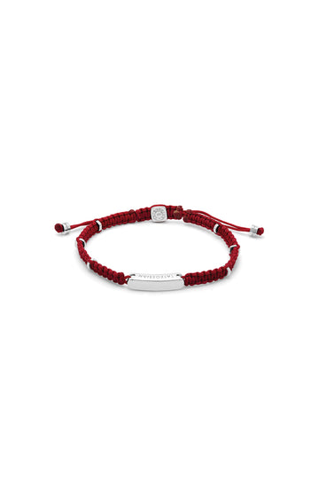 TATEOSSIAN Red Macrame Bracelet