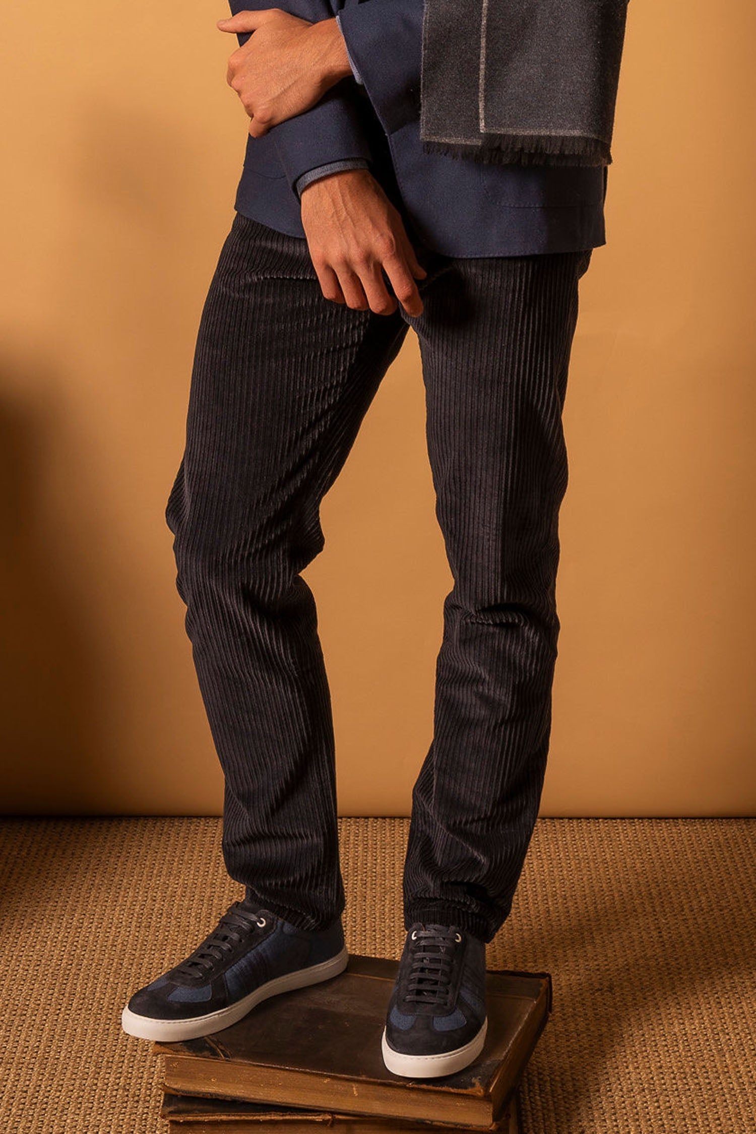 CANALI | Regular Fit Cords | Navy