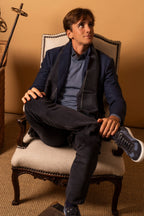 CANALI | Regular Fit Cords | Navy