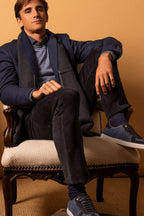CANALI | Regular Fit Cords | Navy