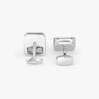 TATEOSSIAN | Gear Cufflinks | Black