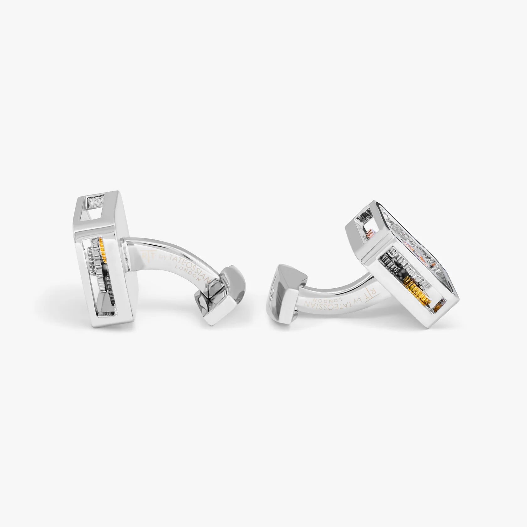 TATEOSSIAN | Gear Cufflinks | Black