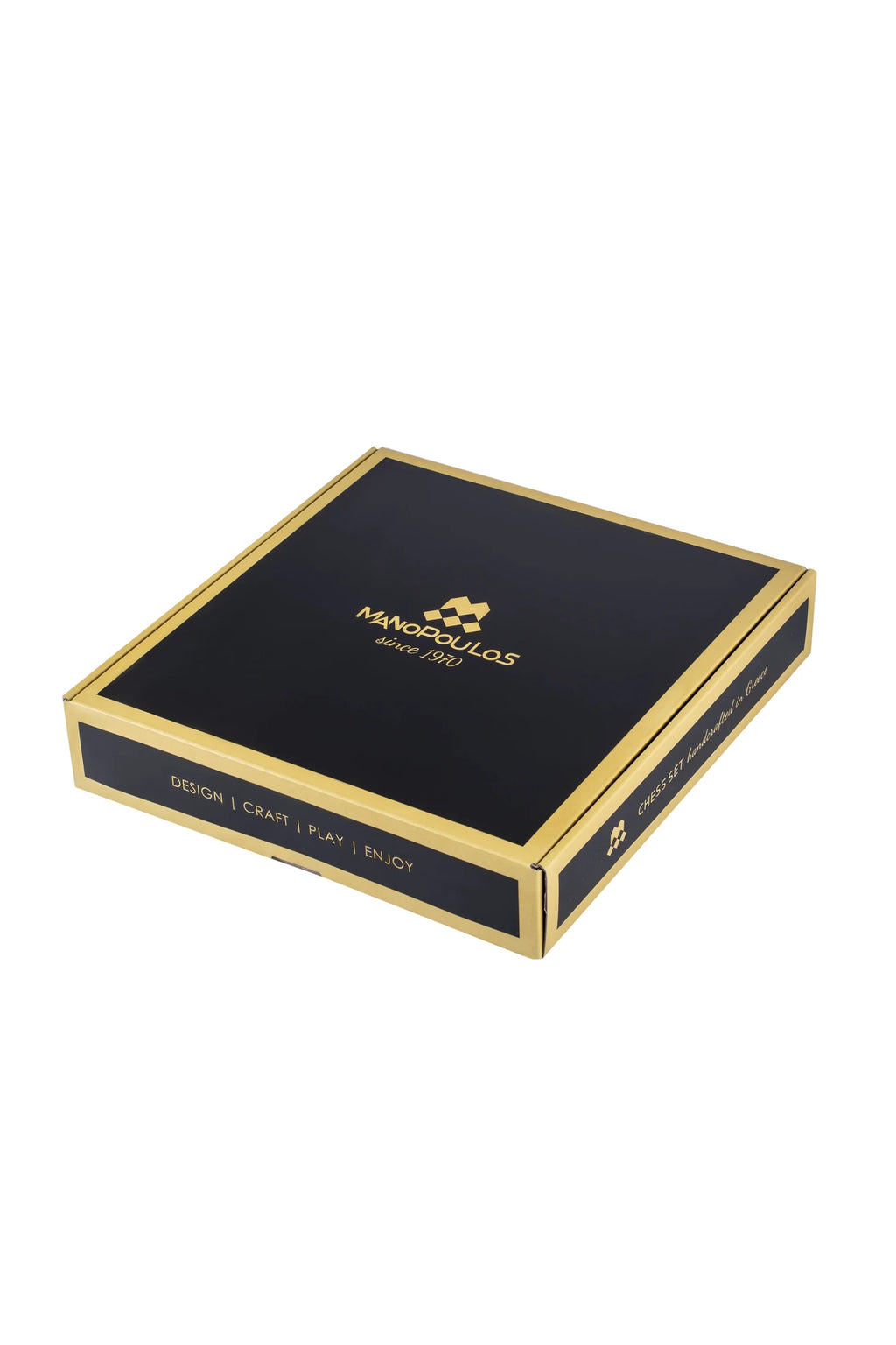 MANOPOULOS | Medium Chess Set 35x35cm | Walnut Burl