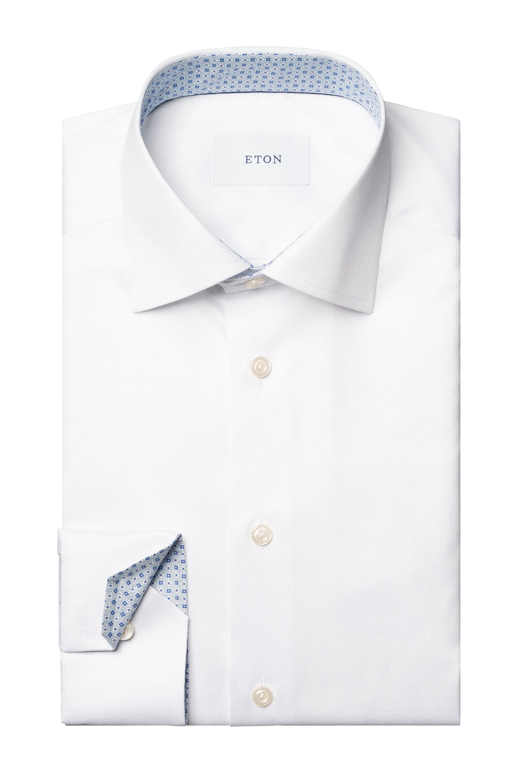ETON | Shirt Geo-Pattern Inner | White